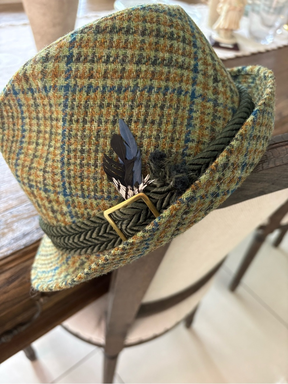 Vintage Stetson Tweed Hat – Size 7 /8